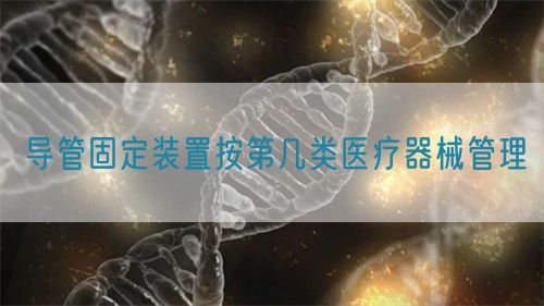 導管固定裝置按第幾類醫(yī)療器械管理(圖1)