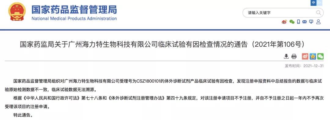 體外診斷試劑臨床試驗(yàn)數(shù)據(jù)造假行為，怎么處罰？(圖1)